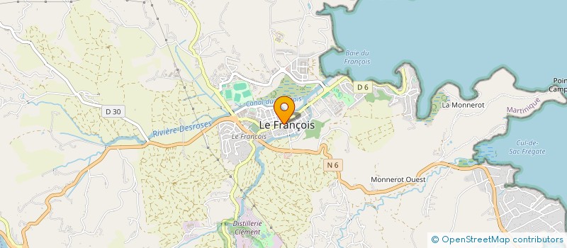 localisation de l'entreprise PHARMACIE DUGUET à LE FRANCOIS
