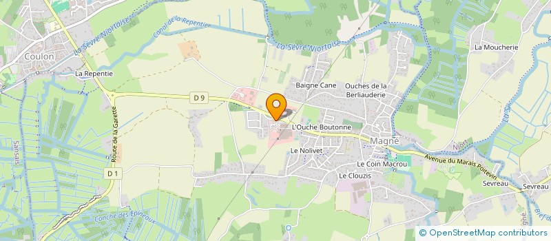 localisation de l'entreprise PHARMACIE DUMONT  MAGNE