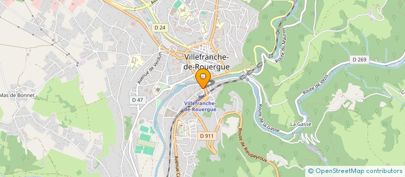 localisation de l'entreprise PHARMACIE DUPONT à VILLEFRANCHE-DE-ROUERGUE