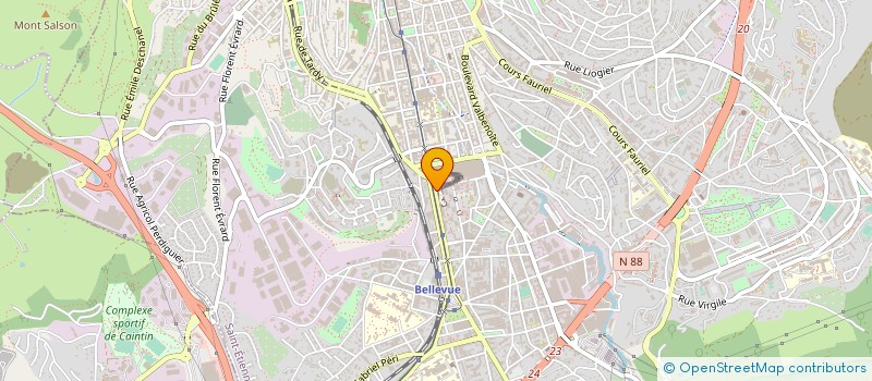 localisation de l'entreprise PHARMACIE DURANTON  SAINT-ETIENNE