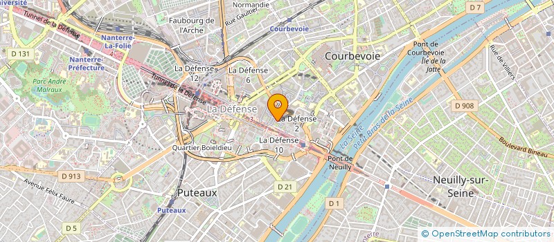 localisation de l'entreprise PHARMACIE DUROZEY à COURBEVOIE