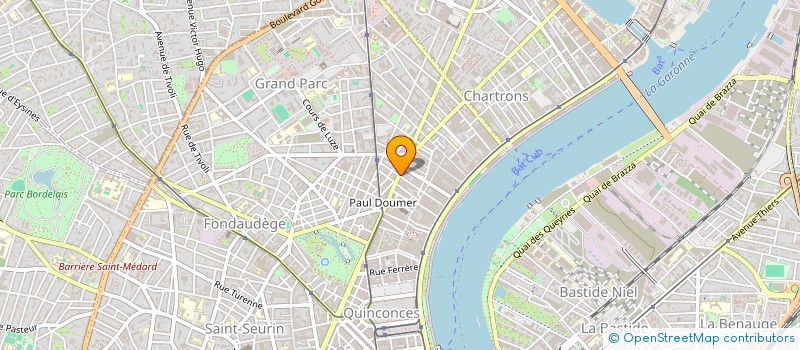 localisation de l'entreprise PHARMACIE DUTERTRE à BORDEAUX