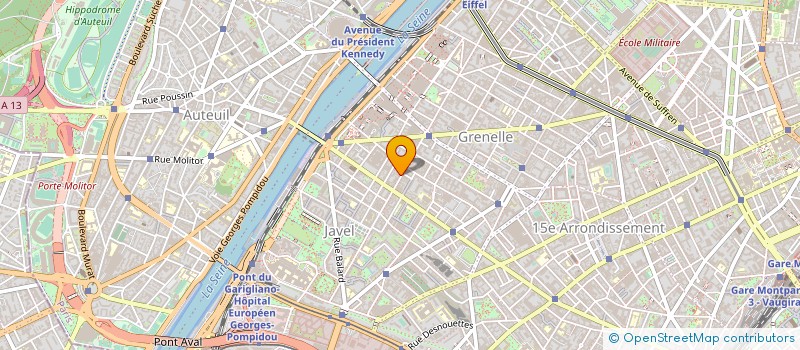 localisation de l'entreprise PHARMACIE EIFFEL CAMBRONNE  PARIS