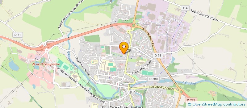 localisation de l'entreprise PHARMACIE EN ANJOU BLEU  SEGRE-EN-ANJOU BLEU