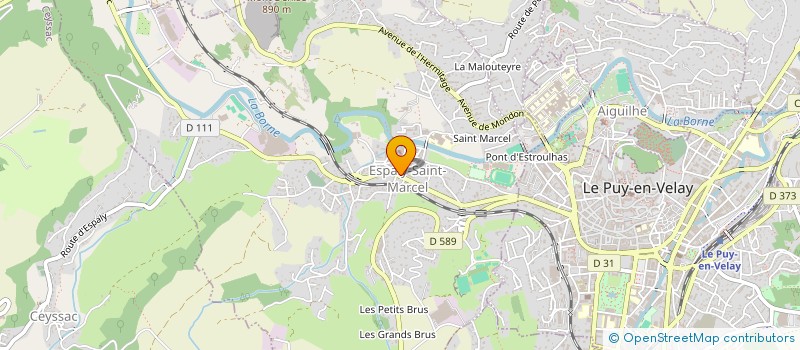 localisation de l'entreprise PHARMACIE ENJOLRAS  ESPALY-SAINT-MARCEL