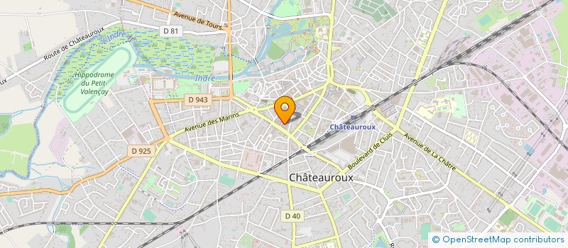 localisation de l'entreprise PHARMACIE EQUINOXE à CHATEAUROUX