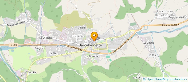 localisation de l'entreprise PHARMACIE ESCALLIER à BARCELONNETTE