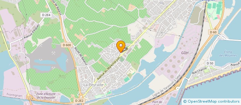 localisation de l'entreprise PHARMACIE ESCRIG à FRONTIGNAN