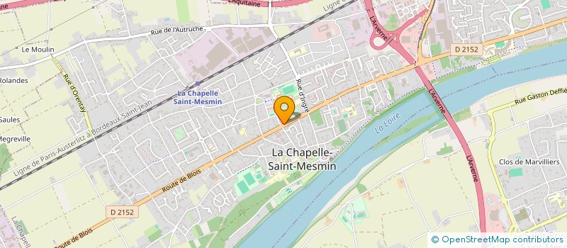 localisation de l'entreprise PHARMACIE ESPACE BERAIRE à LA CHAPELLE-SAINT-MESMIN
