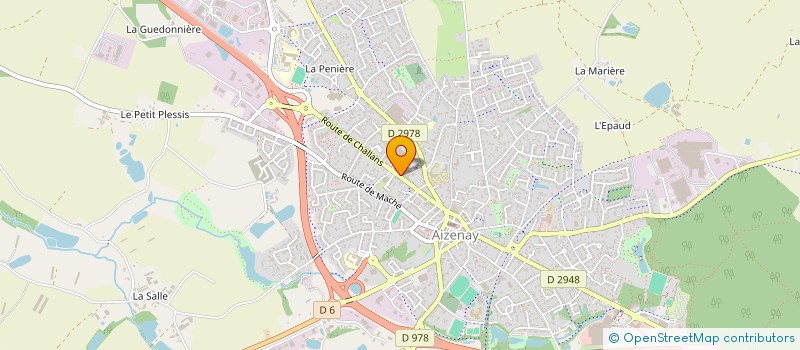 localisation de l'entreprise PHARMACIE ESPACE SANTE  AIZENAY