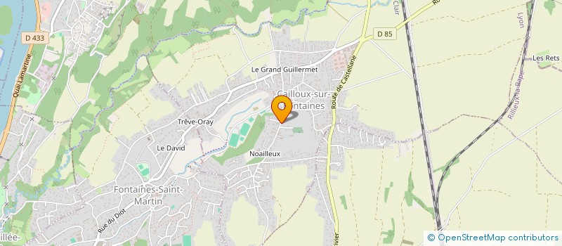 localisation de l'entreprise PHARMACIE ESTRAME  CAILLOUX-SUR-FONTAINES