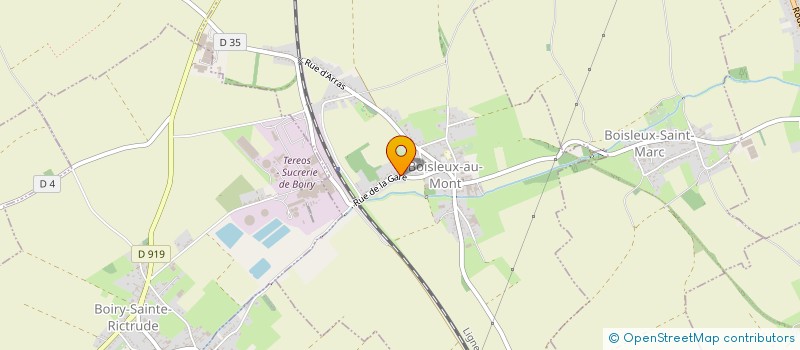 localisation de l'entreprise PHARMACIE ETIENNE-BROUCQSAULT  BOISLEUX-AU-MONT