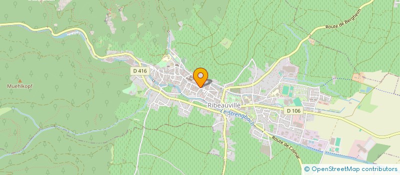 localisation de l'entreprise PHARMACIE FALLER à RIBEAUVILLE