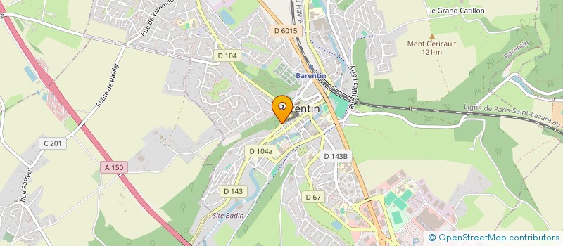 localisation de l'entreprise PHARMACIE FASQUEL  BARENTIN