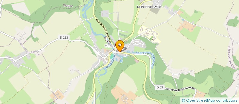 localisation de l'entreprise PHARMACIE FAURE  HERICOURT-EN-CAUX