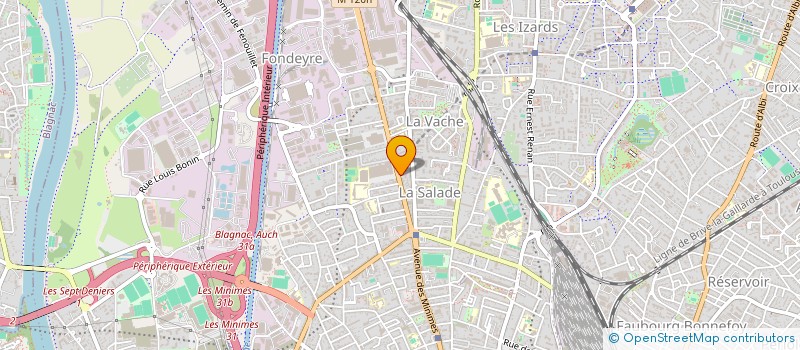 localisation de l'entreprise PHARMACIE FAURY à TOULOUSE