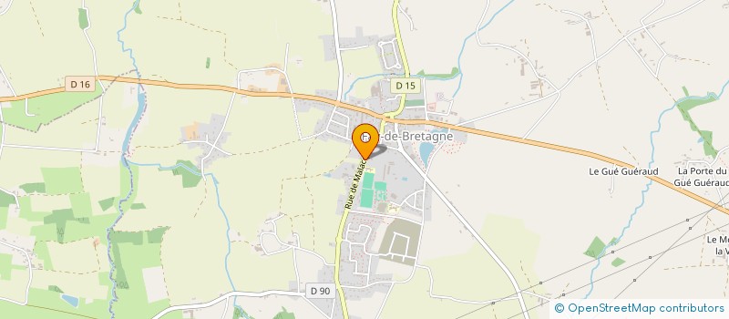 localisation de l'entreprise PHARMACIE FAY DE BRETAGNE  FAY-DE-BRETAGNE