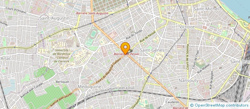 localisation de l'entreprise PHARMACIE FAYON à BORDEAUX