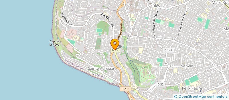 localisation de l'entreprise PHARMACIE FEAT  STE ADRESSE