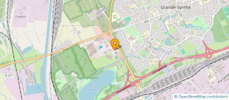 localisation de l'entreprise PHARMACIE FLANDRES LITTORAL  GRANDE-SYNTHE