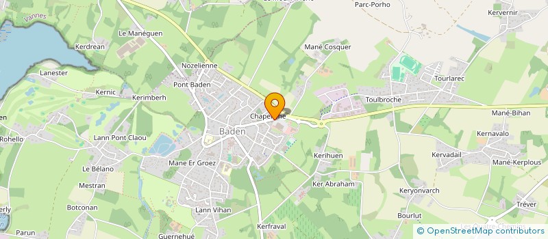 localisation de l'entreprise PHARMACIE FLAUX-HUGUET  BADEN