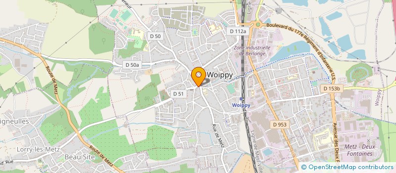 localisation de l'entreprise PHARMACIE FLEURENTIN  WOIPPY