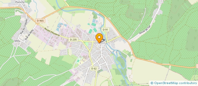 localisation de l'entreprise PHARMACIE FLEURS DE VIGNE  CHABLIS