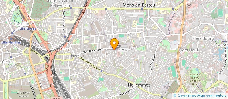 localisation de l'entreprise PHARMACIE FLEURY  LILLE