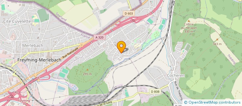 localisation de l'entreprise PHARMACIE FLEURY  COCHEREN