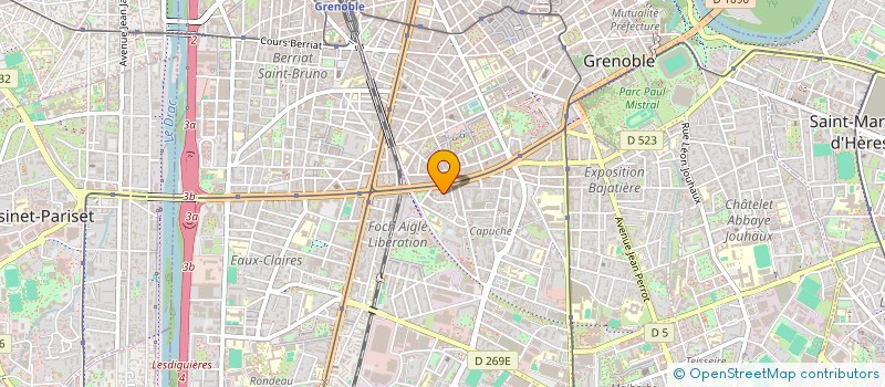 localisation de l'entreprise PHARMACIE FOCH à GRENOBLE