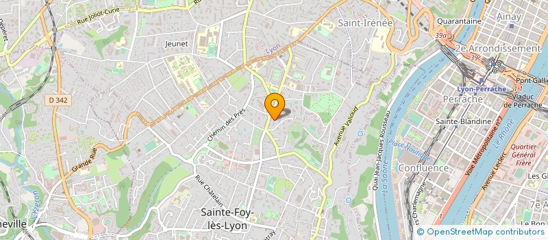 localisation de l'entreprise PHARMACIE FOCH à SAINTE-FOY-LES-LYON