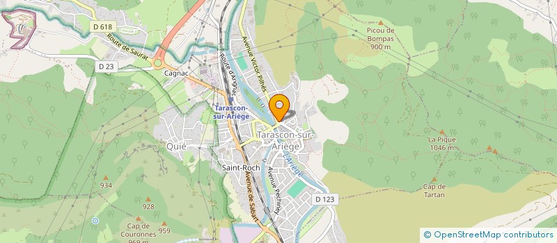 localisation de l'entreprise PHARMACIE FONDERE à TARASCON-SUR-ARIEGE