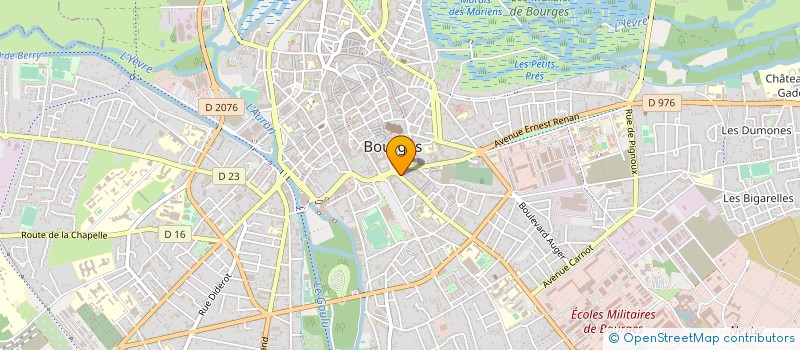 localisation de l'entreprise PHARMACIE FOUASSIER  BOURGES