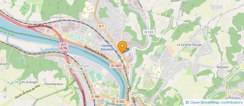 localisation de l'entreprise PHARMACIE FOURNEL à VIENNE