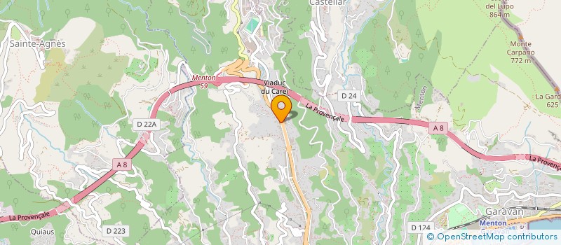 localisation de l'entreprise PHARMACIE FRANCO-ITALIENNE  MENTON