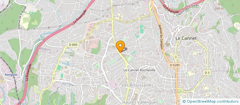 localisation de l'entreprise PHARMACIE FRANKLIN  LE CANNET