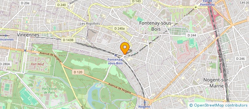 localisation de l'entreprise PHARMACIE FRAYSSE à FONTENAY SOUS BOIS