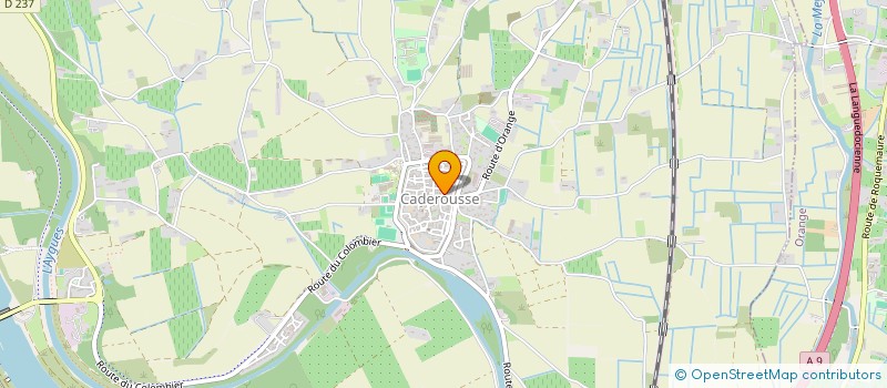 localisation de l'entreprise PHARMACIE FREDERIC MOUTON à CADEROUSSE