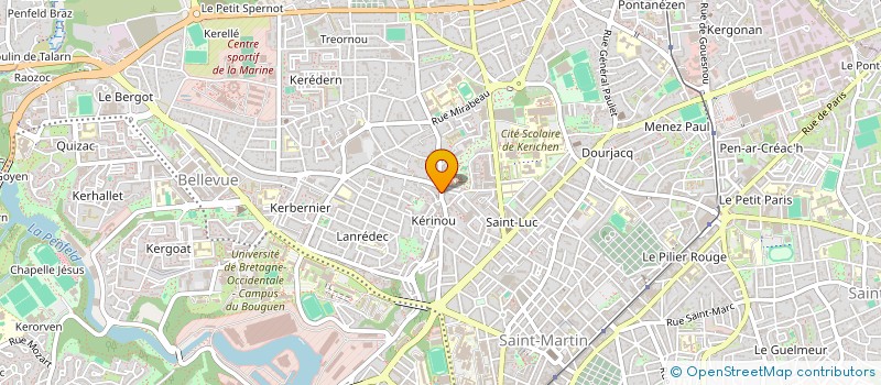 localisation de l'entreprise PHARMACIE FRESNEAU à BREST