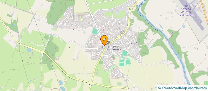 localisation de l'entreprise PHARMACIE FREULON  L'HUISSERIE