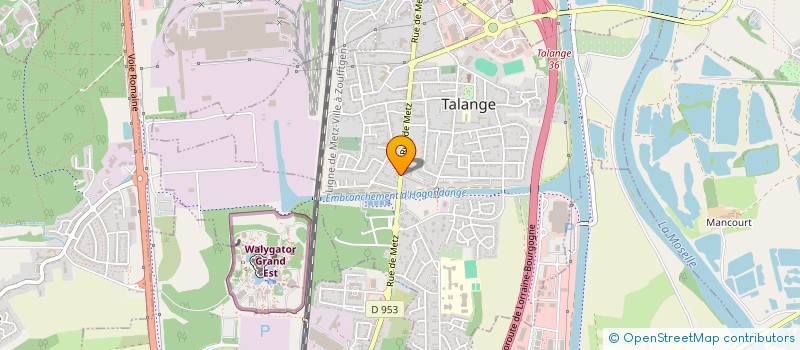 localisation de l'entreprise PHARMACIE GADE  TALANGE