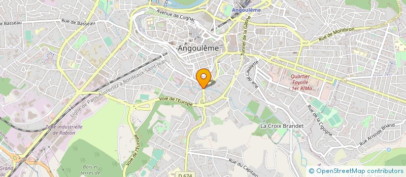 localisation de l'entreprise PHARMACIE GAIDON à ANGOULEME