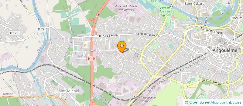 localisation de l'entreprise PHARMACIE GALIBERT à ANGOULEME