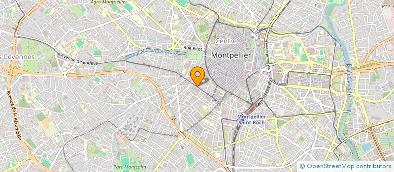 localisation de l'entreprise PHARMACIE GAMBETTA à MONTPELLIER