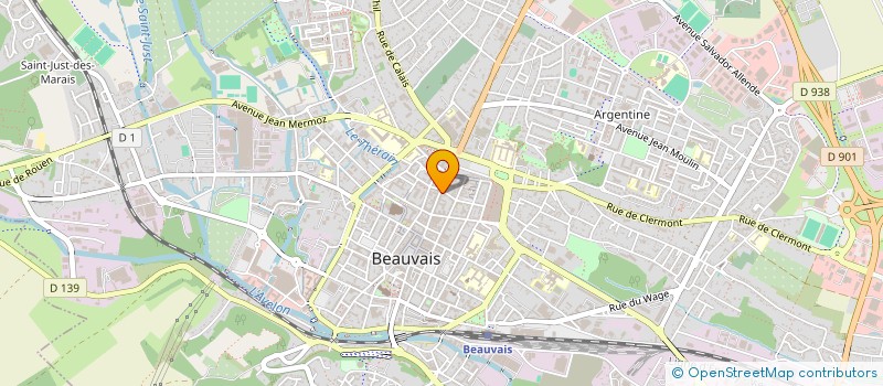 localisation de l'entreprise PHARMACIE GAMBETTA  BEAUVAIS