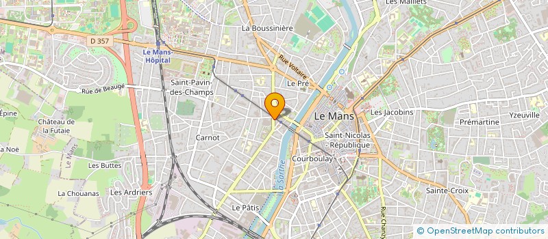 localisation de l'entreprise PHARMACIE GAMBETTA  LE MANS