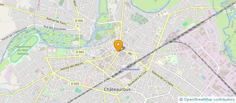 localisation de l'entreprise PHARMACIE GAMBETTA à CHATEAUROUX