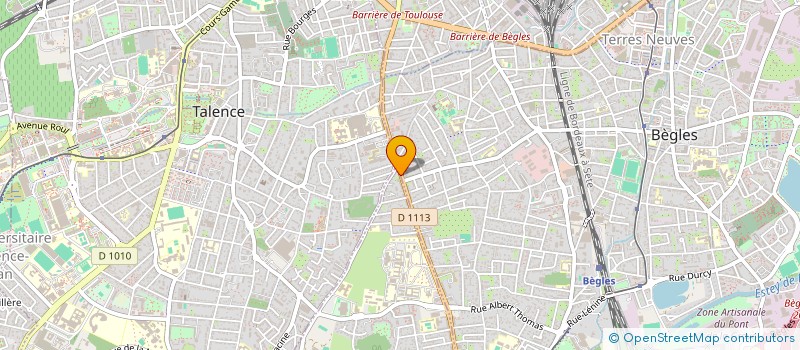 localisation de l'entreprise PHARMACIE GARCIA  VILLENAVE-D'ORNON