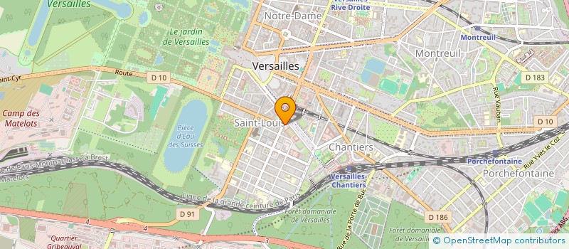 localisation de l'entreprise PHARMACIE GARE RIVE GAUCHE à VERSAILLES