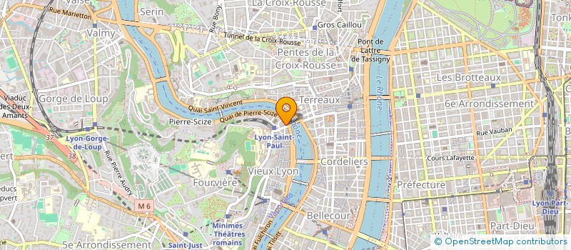 localisation de l'entreprise PHARMACIE GARE SAINT PAUL à LYON